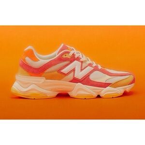 New Balance 9060 Fluorescent Clementine Sneakers
